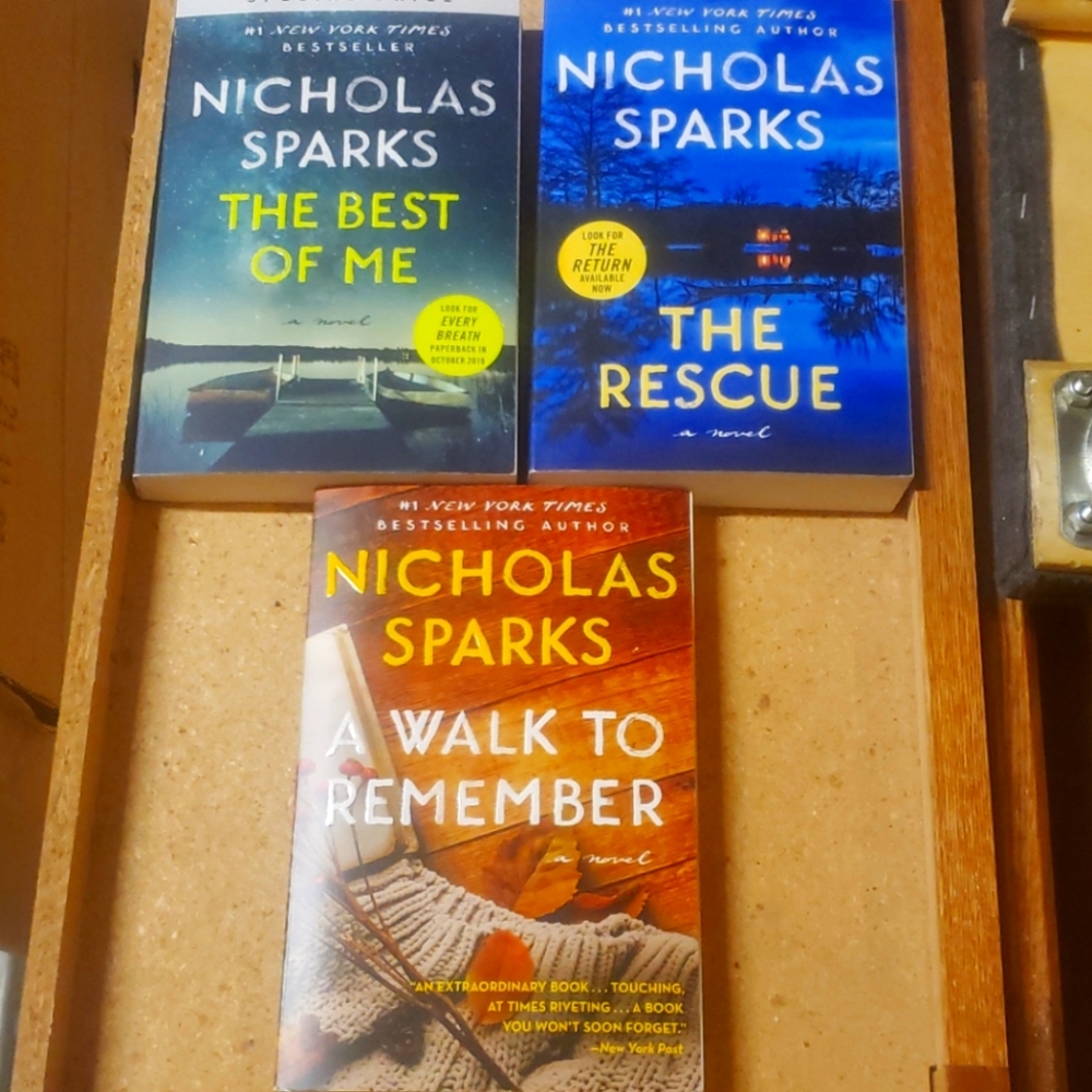 NEW Nicholas Sparks Bestseller 3 Book Collection